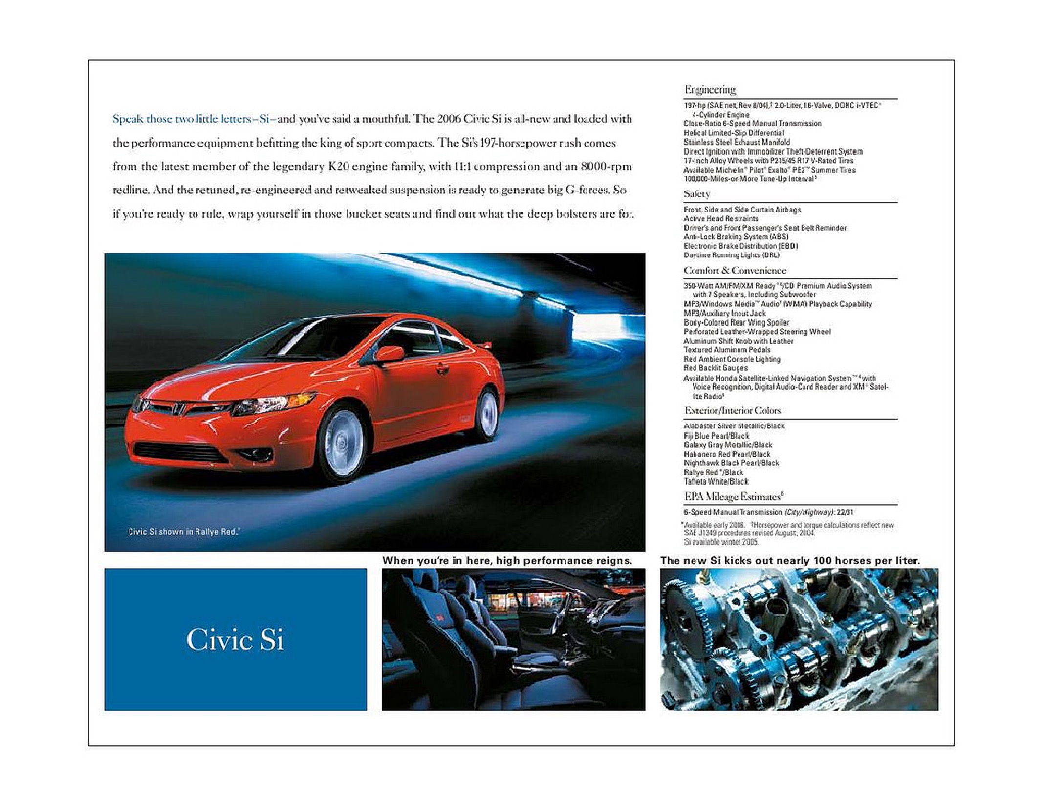 2006 Honda Brochure Page 15